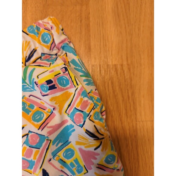 Tipsy Elves Shirts Mens Size Large Boom Box Radio Print Retro Pastel Elastic - Picture 4 of 9